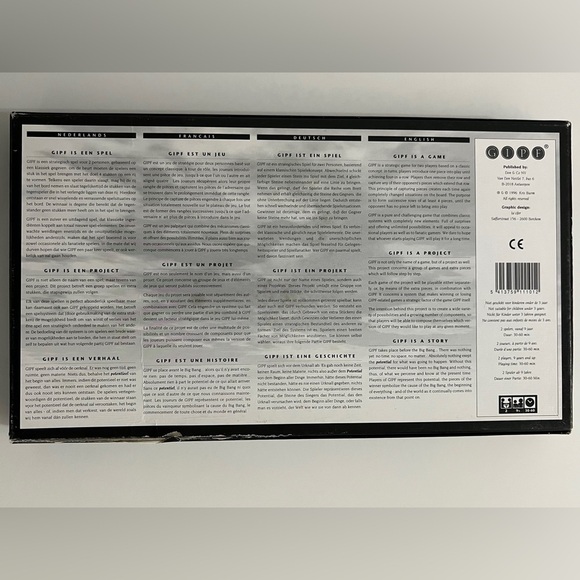 Original GIPF Board Game By Kris Burm VTG 1996 Complete w/ Replacement Manual - Picture 2 of 7